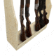 Rush Creek Creations Free Standing Wood 7-Gun Storage Rack, Natural Pine Light, 39-4001