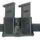 Safariland 079 Concealment Magazine Holder, Snap-On, Double - STX TAC Black, Ambidextrous, 2in. Belt Loop Slot 079-118-13-2
