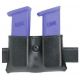 Safariland 079 Concealment Magazine Holder, Snap-On, Double - STX TAC Black, Ambidextrous, 2in. Belt Loop Slot 079-53-13-2