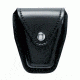 Safariland 190 Handcuff Case W/ Top Flap, Basket Weave Black W/ Black Plastic Snap 190-4PBL