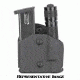 Safariland 574 Magazine Holder and Light Pouch,Paddle,Fits Glock 20/21 STX Tactical Black,Right Hand, Black 574-383-131