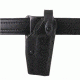 Safariland 6280 SLS Level II Retention Mid-Ride Duty Holster, S&amp;W K-Frame Revolver 4in, Right, Plain, Black, 6280-09-411