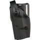 Safariland 6280 SLS Level II Retention Mid-Ride Duty Holster, Smith &amp; Wesson M&amp;P 45 Compact, Left Hand, STX Tactical, Black, 6280-719-132