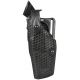 Safariland 6360 Level III Retention ALS/SLS Duty Mid-Ride Holster, Springfield Armory XD 4in .45 ACP, Left Hand, STX Basket Weave, Black, 6360-149-82
