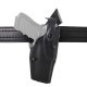 Safariland 6360 ALS/SLS Mid-Ride Level III Retention Duty Holster w/ Plain &amp; Tactical Finish, Springfield Armory XD 4in .45 ACP, Left Hand, STX Plain, Black, 6360-148-412