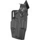 Safariland 6360 ALS/SLS Mid-Ride Level III Retention Duty Holster w/ Plain &amp; Tactical Finish, SIG Sauer P229, Right Hand, STX Tactical, Black, 6360-74-131