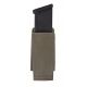 Safariland 71 Injection Molded Single Mag Pouch, STX Tactical FDE, Heavy Duty Snap-On Belt Clip 71-2-553-744BL