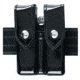 Safariland 72 Double Mag &amp; Cuff Pouch, Glock 20 10mm 4.6in., Glock 21 .45 Cal., Plain Black W/ Black Plastic Snap 72-383-2PBL