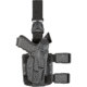 Safariland 7305 7TS ALS/SLS Tactical OWB Holster w/ Quick Release, Glock 29,30, Plain, Left Hand, STX Plain Black, 483, 7305-483-412