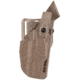 Safariland 7360 7TS ALS/SLS Mid-Ride Level III Retention Duty Holster, Smith &amp; Wesson M&amp;P 9/40, Right, Plain FDE Brown, 7360-219-551