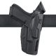 Safariland 7390 Mid-Ride Duty Holster, Smith &amp; Wesson M&amp;P 9 4.25in/Smith &amp; Wesson M&amp;P 40 4.25in, Right Hand, Plain, Black, 7390-219-411