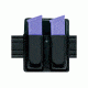 Safariland 75 Double Mag Pouch Without Flaps - Plain Cordovan, Ambidextrous