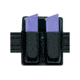 Safariland 75 Double Mag Pouch Without Flaps - STX Plain Black, Ambidextrous