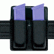 Safariland 75 Double Mag Pouch Without Flaps - Basket Black, Ambidextrous 75-383-4