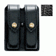 Safariland 77 Double Mag Pouch, 1911 Government Style, Basket Weave Black W/ Brass Snap Closure 77-53-48B