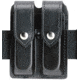 Safariland 77 Double Handgun Magazine Pouch - Basketweave Hi Gloss Black, Ambidextrous 77-383-98HS
