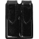 Safariland 77 Double Handgun Magazine Pouch for Sig 239 &amp; Similar - Gloss Black 77-53-9HS 