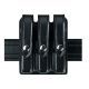Safariland 777 Slim Triple Mag Pouch W/ Flap, 1911 Government Style, STX Tactical OD W/ Black Plastic Snap 777-53-56PBL