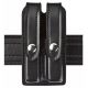 Safariland 78 Slim Double Mag Pouch, Glock 19, 23, H&amp;K Usp 9mm, .40, Sig P250, Plain Black 78-283-2