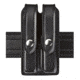 Safariland 78 Slim Double Mag Pouch, 1911 Government Style, STX Plain Black W/ Black Plastic Snap 78-53-41PBL