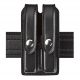 Safariland 78 Slim Double Mag Pouch, Sig P250C 9mm, .40, S&amp;W M&amp;P .45C, STX Plain Black 78-119-41