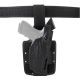 Safariland 7304 7TS ALS/SLS Level III Retention Tactical Holsters, Glock 19 Gen 5, Glock 23, Glock 45, Glock 19X, Standard Double Strap Leg Shroud, Right Hand, Black, 7304-2835-411