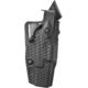 Safariland 6360 Level III Retention ALS/SLS Duty Mid-Ride Holster, SIG Sauer P226R/SIG Sauer P220R, Right Hand, STX Basket Weave, Black, 6360-7742-481-NH