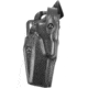 Safariland 6360 ALS/SLS Mid-Ride Level-III Retention, S&amp;W M&amp;P 40 w/Safety, Plain Black, Right Hand, 6360-619-411