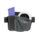Safariland 573 Concealment Magazine Holder, Paddle, Single w/Cuff Pouch - Plain Cordovan, Ambidextrous 573-53-061