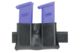 Safariland 079 Concealment Magazine Holder, Snap-On, Double - Plain Black, Ambidextrous 079-383-6