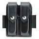Safariland Double Mag Pouch w/Flap B/W Black For Glock 17 78-83-4PBL