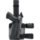 Safariland 6304 ALS/SLS Drop-Leg Glock Tactical Holster, Glock 19/19X/23/45/26/27, Single Strap Leg Shroud, Right, STX Tactical, Black, 1326437