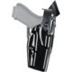 Safariland Model 6360 ALS/SLS Mid-Ride Level-III Duty Holster, Left Hand, Black, 6360-832-92