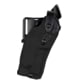 Safariland 7360RDS 7TS ALS/SLS Mid-Ride Level III Retention Duty Holsters, Walther PDP,Full Size, Streamlight TLR-7, Left Hand, SafariSeven Plain, Black, 7360RDS-58427-412