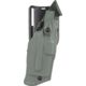 Safariland 6365 ALS/SLS Low-Ride Level-III Glock OWB Duty Holster, Glock 17/Glock 22, Left Hand, STX Tactical, Foliage Green, 6365-83-542