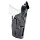 Safariland 7360 7TS ALS/SLS Mid-Ride Level III Glock Duty Holster, Glock 19 Gen 5, Right Hand, STX Basket Weave, Black, 7360-2835-481