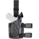 Safariland 7304 7TS ALS/SLS Level III Retention Tactical Holsters, Glock 19 Gen 5, Glock 23, Glock 45, Glock 19X, Standard Double Strap Leg Shroud, Right Hand, Black, 7304-28325-481