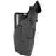 Open Box, Dealer Demo, Safariland 7360 7TS ALS/SLS Mid-Ride Level III Glock Duty Holster, Glock 19/23, TLR-7, Left, Plain Black, 7360-28327-412
