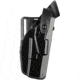Safariland Model 7360-7TS ALS/SLS Mid-Ride Level III Duty Holster, Glock 17 Gen 5, Right, Hi Gloss Black, 7360-835-491