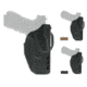 Safariland Model 7376 7TS ALS Hi-Ride Belt Slide Glock Holster, Black, Flat Dark Earth
