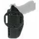Safariland Model 7376 7TS ALS Hi-Ride Belt Slide Holster, Glock 19/23/32, Left Hand, STX Plain Black, 7376-283-412
