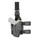 Safariland Model 7385 7TS ALS/OMV Drop-Leg Glock Holster, Glock 31/Glock 17/Glock 22, Left Hand, STX Plain, Black, 7385-835-412