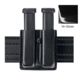 Safariland Model 79 Slimline Open Top Double Magazine Pouch, Hi-Gloss, Black, Glock 17, 19, 22, 23, 31, 25, 32, 34 and 35, 79-83-9