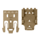 Safariland Quick Locking System Kit, QLS 19 Locking Fork, 2 QLS 22 Receiver Plate, Flat Dark Earth Brown, 1337305