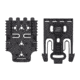 Safariland Quick Locking System Kit, QLS 19 Locking Fork, QLS 22 Receiver Plate, Black, Quick2-kit1-2