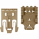 Safariland Quick2 Locking System Kit Fork &amp; Receiver, Flat Dark Earth/Brown, QUICK2-KIT1-55
