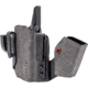 Safariland Incog X Glock 43X/48 IWB Holster, Large Weapon Mounted Light Mag Caddy, Left, Suede, Concealment, Gray, INCOG-0-895-A-7S-CX1-62-MC