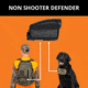 SafeShoot Non Shooter,NS Defender Backpack w/ Pouch, DF-02-US