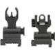 Samson Aluminum Top Mounted Deployable Front and Rear Sight, AR-15, HK Extended Height Front, Black, QF-EXT-HK-A2 PKG