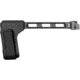 SB Tactical FS1913 Pistol Stabilizing Brace - Sig MPX, MCX, Rattler &amp; Rock River LAR-PDS Compatible, Includes Folding Hinge, Aluminum Strut, Black, FS1913A-01-SB